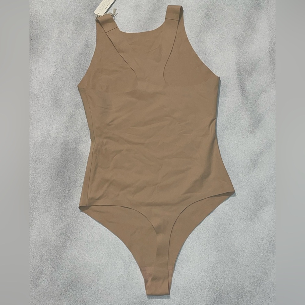 NEW Aerie Smoothiez Tan One-Piece Bodysuit (Multiple Sizes, $49.95) - Picture 2 of 12